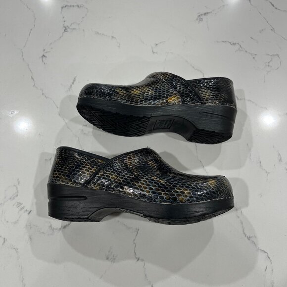 Sanita Original Danish Professional Snake Print Clogs Shoes 36 / 5.5 US - Picture 2 of 10